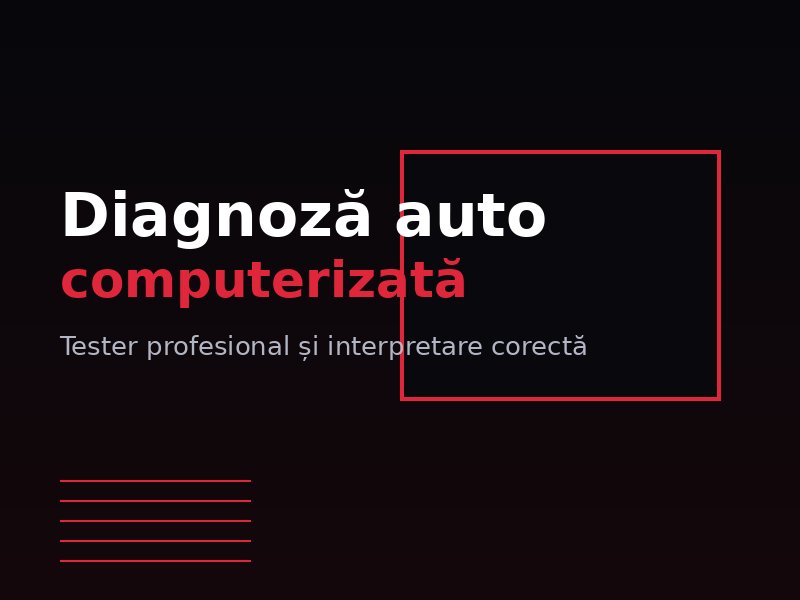 Diagnoză auto computerizată la FSTAuto Slobozia